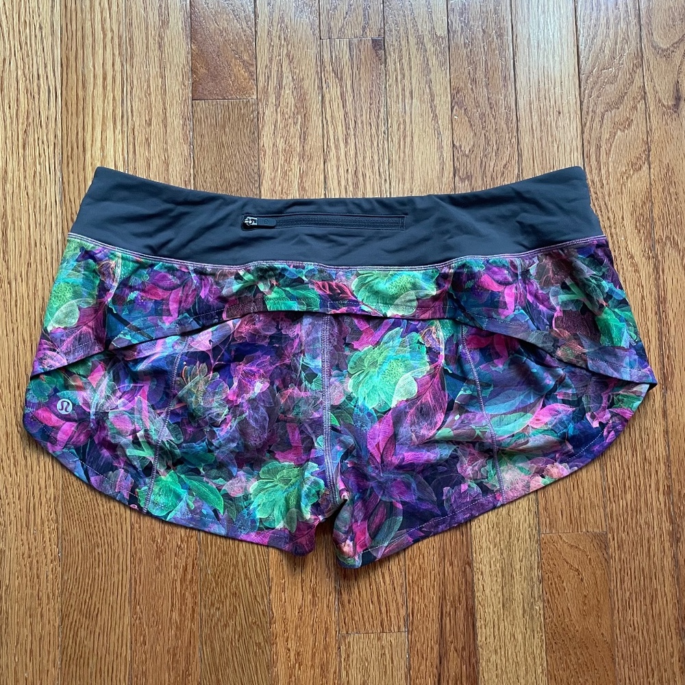 Lululemon speed up shorts low rise 2.5
